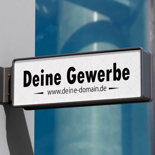 Digital advertising billboard mockup